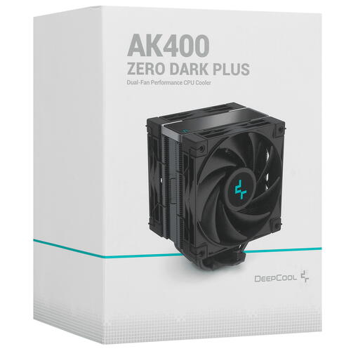 Купить Кулер для процессора DEEPCOOL AK400 ZERO DARK PLUS  5056018. Характеристики, отзывы и цены в Донецке