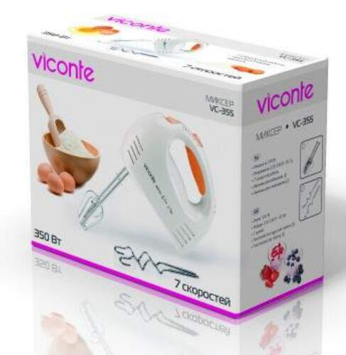 Купить Миксер Viconte VC-355 белый  9057699. Характеристики, отзывы и цены в Донецке