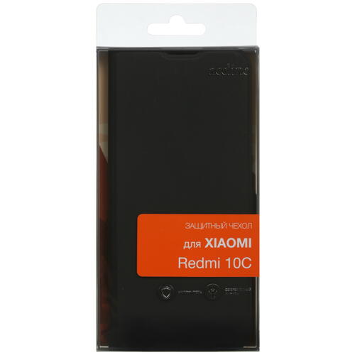 Купить Чехол-книжка  Aceline Strap для Xiaomi Redmi 10C черный  5046927. Характеристики, отзывы и цены в Донецке