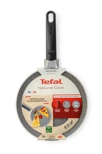 Купить Сковорода-блинница Tefal Natural Cook 4213522  9175702. Характеристики, отзывы и цены в Донецке