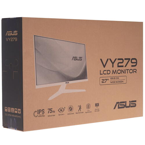 Купить 27" Монитор ASUS VY279HE-W белый  5083093. Характеристики, отзывы и цены в Донецке
