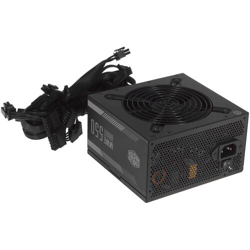Купить Блок питания Cooler Master MWE Bronze V2 550W [MPE-5501-ACAAB-EU] черный  4856970. Характеристики, отзывы и цены в Донецке