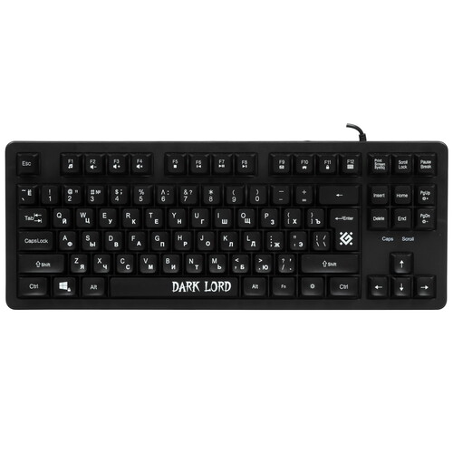 Купить Клавиатура проводная Defender Dark Lord GK-580  9172055. Характеристики, отзывы и цены в Донецке