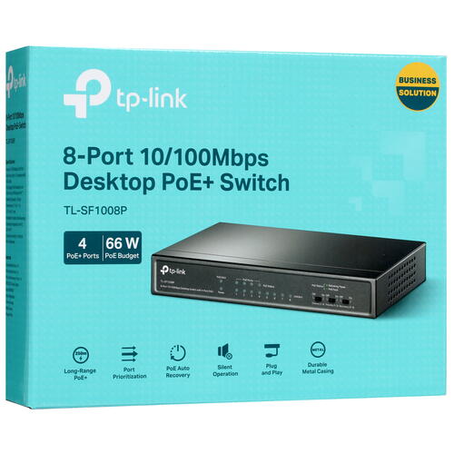 Купить Коммутатор TP-Link TL-SF1008P v7  5033382. Характеристики, отзывы и цены в Донецке
