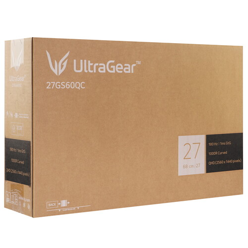 Купить 27" Монитор LG UltraGear 27GS60QC-B черный  5605707. Характеристики, отзывы и цены в Донецке