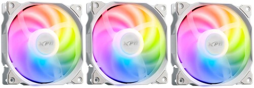 Купить Комплект вентиляторов ADATA XPG VENTO 120 ARGB PWM [VENTO120ARGBPWM3C-WHCWW] белый  5610698. Характеристики, отзывы и цены в Донецке