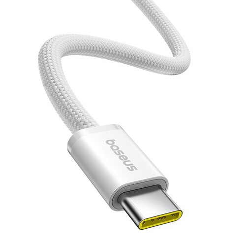 Купить Кабель круглый Baseus USB Type-C - USB Type-C белый 2 м  5627604. Характеристики, отзывы и цены в Донецке