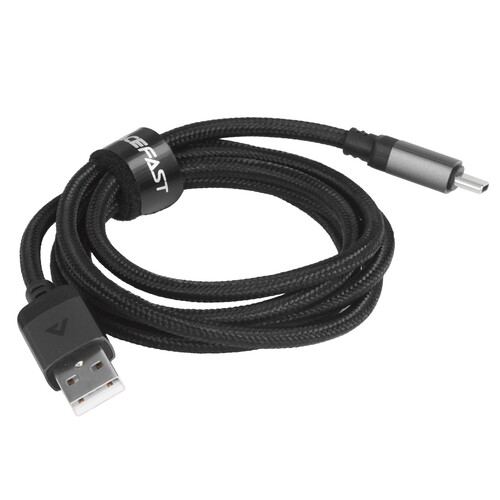 Купить Кабель круглый ACEFAST USB Type-C - USB 2.0 Type-A черный 1.2 м  9258678. Характеристики, отзывы и цены в Донецке