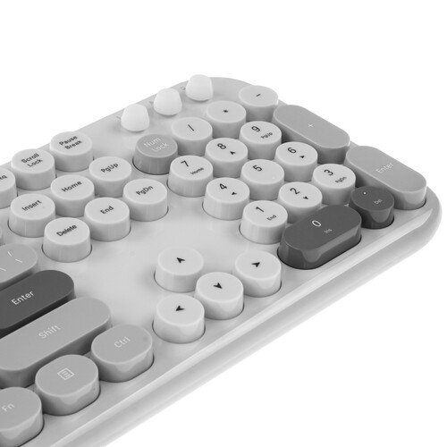 Купить Клавиатура+мышь беспроводная   MOFii SMK-693M2AG белый  9241041. Характеристики, отзывы и цены в Донецке