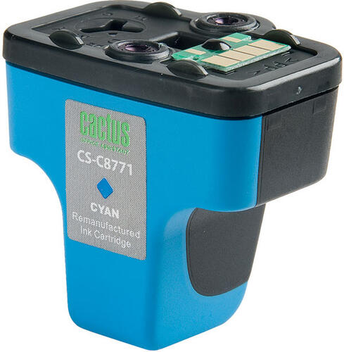 Купить Картридж Cactus CS-C8771 голубой  7942618. Характеристики, отзывы и цены в Донецке