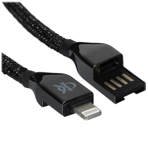 Купить Кабель круглый BY Lightning 8-pin - USB 2.0 Type-A черный 1 м  5497292. Характеристики, отзывы и цены в Донецке