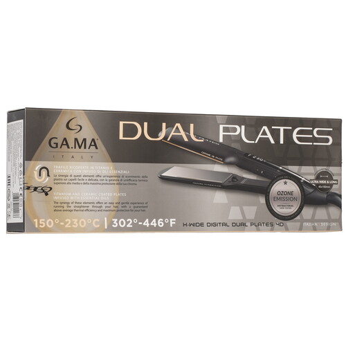 Купить Выпрямитель для волос GA.MA X - WIDE DIGITAL PTC 4D DUAL PLATES  9174447. Характеристики, отзывы и цены в Донецке