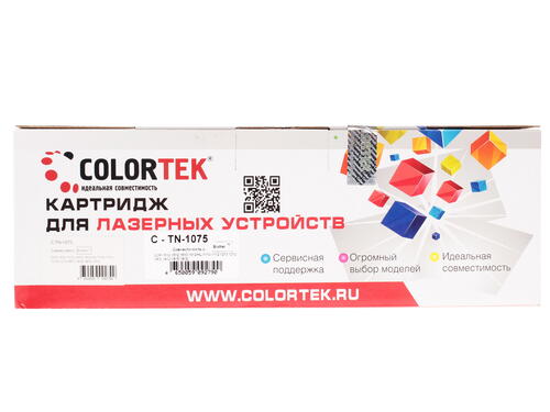 Купить Картридж лазерный Colortek TN-1075 черный  1076230. Характеристики, отзывы и цены в Донецке