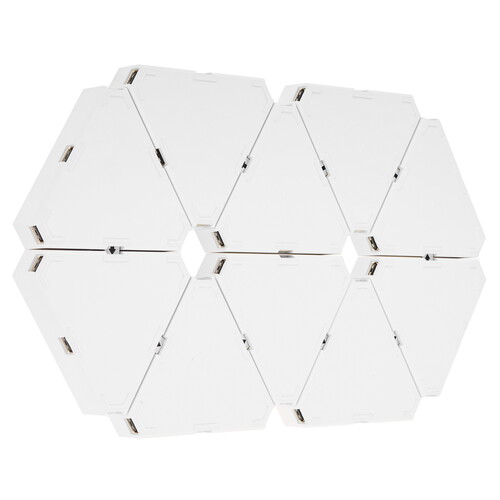 Купить Светильник настенно-потолочный Home Ideas Шестиугольники (10 модулей) белый/белый  9178383. Характеристики, отзывы и цены в Донецке