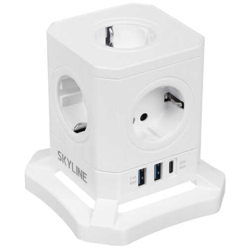 Купить Сетевой фильтр Skyline USP-730 белый  9197106. Характеристики, отзывы и цены в Донецке