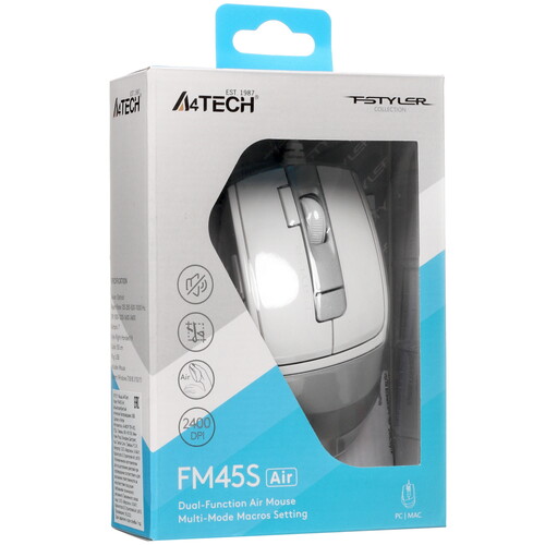 Купить Мышь проводная A4Tech Fstyler FM45S Air  5441381. Характеристики, отзывы и цены в Донецке