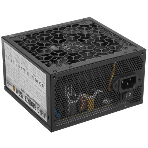 Купить Блок питания AeroCool AERO BRONZE 750M  4714756. Характеристики, отзывы и цены в Донецке