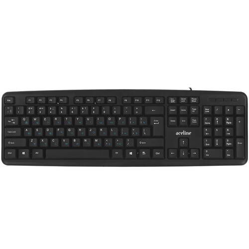 Купить Клавиатура+мышь  проводная  Aceline KM-1208U черный  5621612. Характеристики, отзывы и цены в Донецке