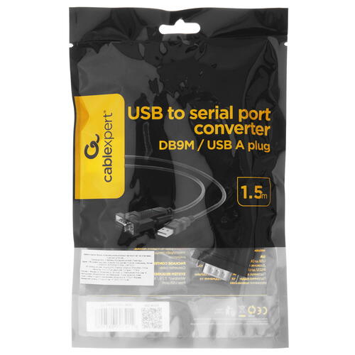 Купить Кабель Cablexpert RS232 - USB 2.0 Type-A  5452434. Характеристики, отзывы и цены в Донецке