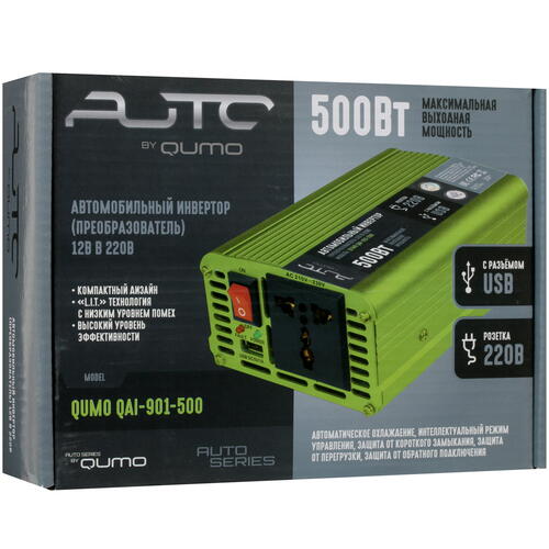 Купить Инвертор QUMO QAI-901-500  5349585. Характеристики, отзывы и цены в Донецке