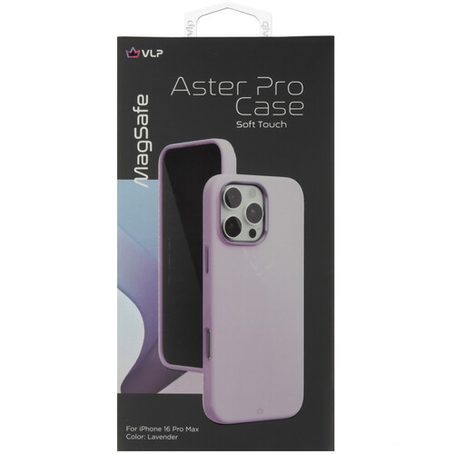 Купить Накладка  VLP Aster Pro Case для Apple iPhone 16 Pro Max сиреневый  5487034. Характеристики, отзывы и цены в Донецке