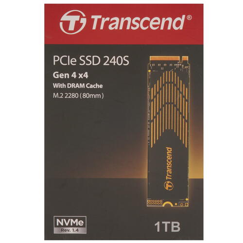 Купить 1000 ГБ M.2 NVMe накопитель Transcend 240S [TS1TMTE240S]  4808149. Характеристики, отзывы и цены в Донецке