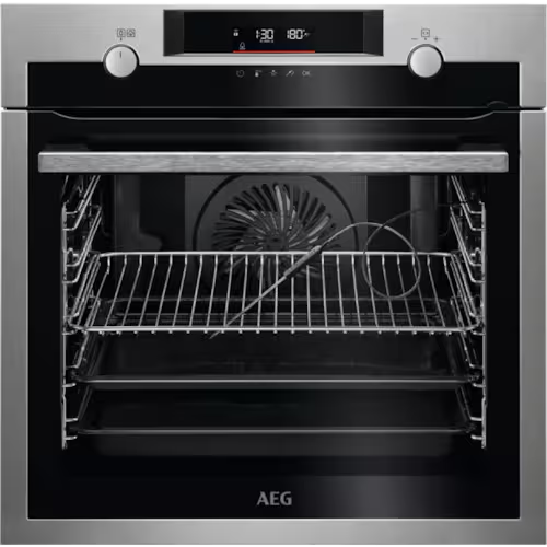 Купить Электрический духовой шкаф AEG BPE558370M серебристый  9119318. Характеристики, отзывы и цены в Донецке