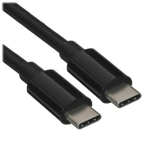 Купить Кабель круглый KEYRON USB Type-C - USB Type-C черный 2 м  4823676. Характеристики, отзывы и цены в Донецке