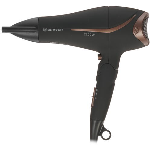 Купить Фен Brayer 3000BR-BN черный/коричневый  8198491. Характеристики, отзывы и цены в Донецке