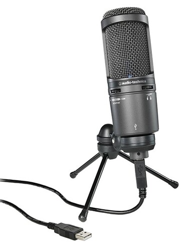Купить Микрофон Audio-technica AT2020USB-XP черный  5618471. Характеристики, отзывы и цены в Донецке