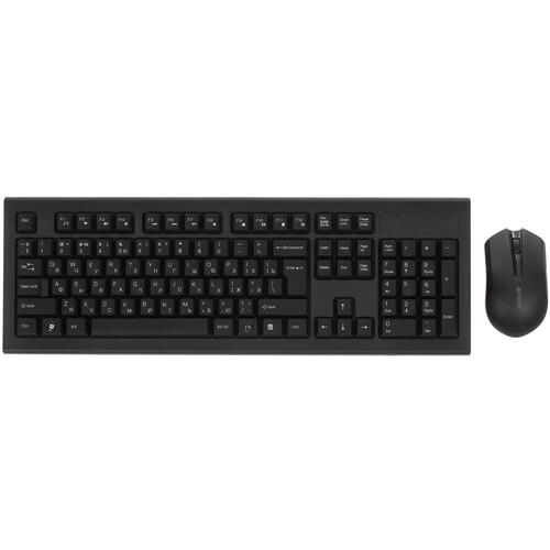 Купить Клавиатура+мышь беспроводная   A4Tech Fstyler 3000NS черный  5418124. Характеристики, отзывы и цены в Донецке