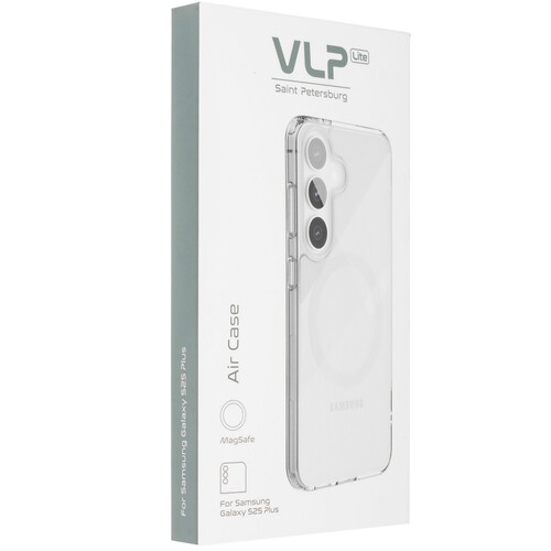 Купить Накладка  VLP Air Case для Samsung Galaxy S25+ прозрачный  5613354. Характеристики, отзывы и цены в Донецке