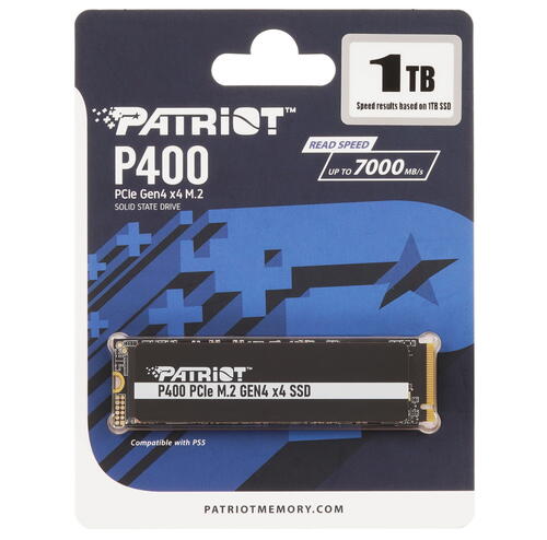 Купить 1000 ГБ M.2 NVMe накопитель Patriot P400 [P400P1TBM28H]  5447348. Характеристики, отзывы и цены в Донецке