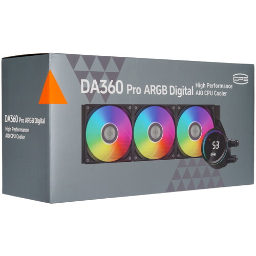 Купить Система охлаждения PCCooler DA360 Pro ARGB Digital черная  5611075. Характеристики, отзывы и цены в Донецке