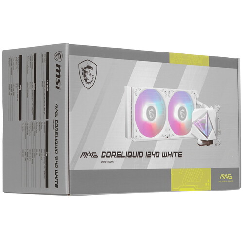 Купить Система охлаждения MSI MAG CORELIQUID I240  белая  5495297. Характеристики, отзывы и цены в Донецке