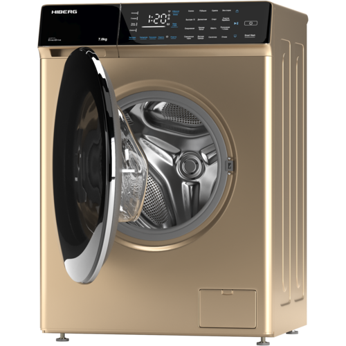 Купить Стиральная машина HIBERG i-DDQ9-712 G золотистый  9975385. Характеристики, отзывы и цены в Донецке