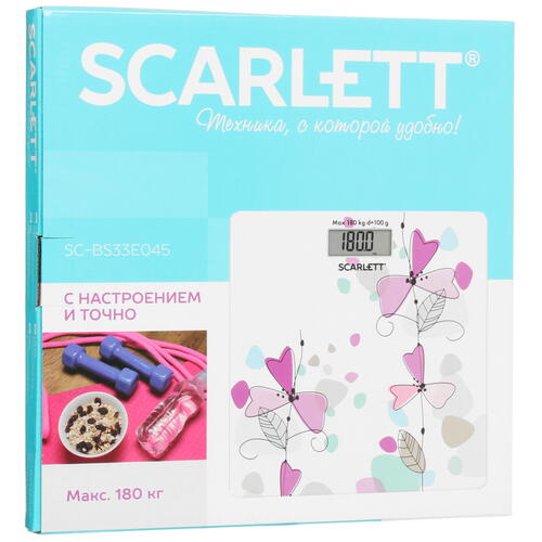 Купить Весы Scarlett SC-BS33E045 разноцветный  8185529. Характеристики, отзывы и цены в Донецке