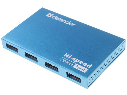 Купить USB-разветвитель Defender Septima Slim  1022690. Характеристики, отзывы и цены в Донецке