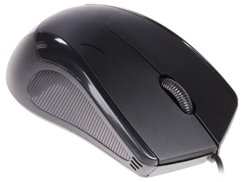 Купить Мышь проводная CBR CM-100  черный  0170415. Характеристики, отзывы и цены в Донецке