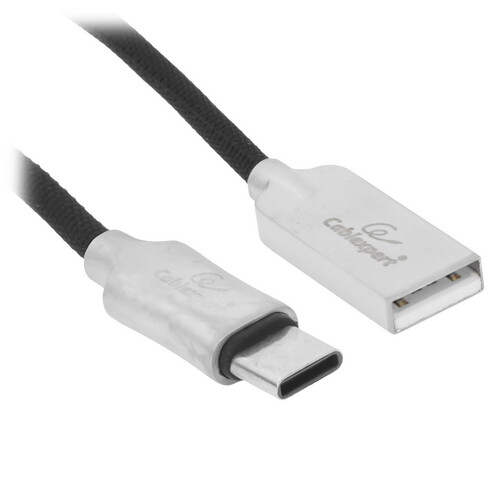 Купить Кабель круглый Cablexpert USB Type-C - USB 2.0 Type-A черный 0.5 м  9092870. Характеристики, отзывы и цены в Донецке