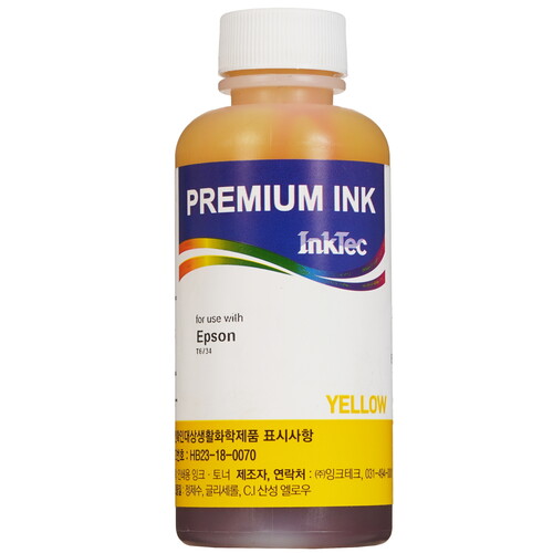 Купить Чернила водорастворимые InkTec E0017 желтый  9307242. Характеристики, отзывы и цены в Донецке