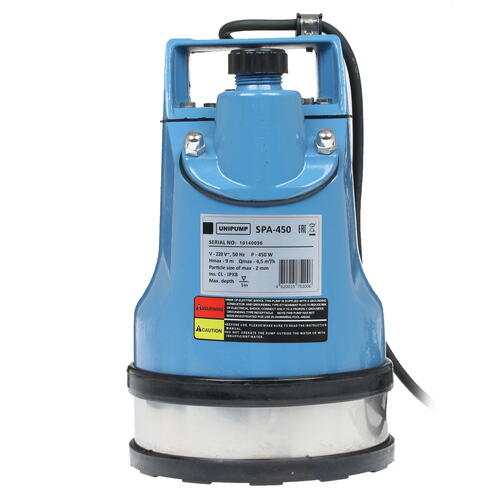 Купить Насос дренажный Unipump SPA-450  1231874. Характеристики, отзывы и цены в Донецке