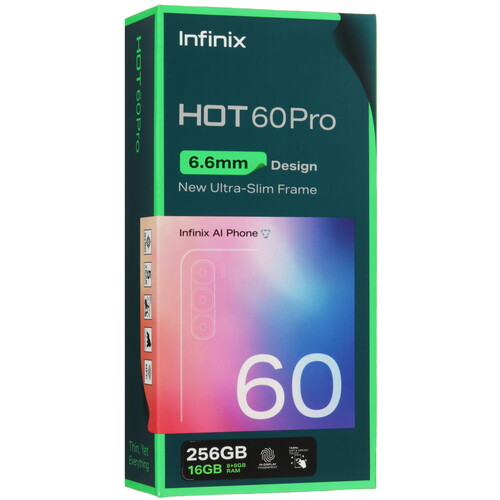 Купить 6.78" Смартфон Infinix HOT 60 Pro 256 ГБ серебристый  5637516. Характеристики, отзывы и цены в Донецке