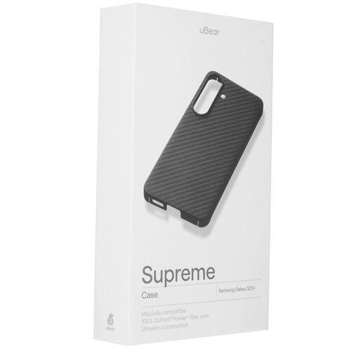 Купить Накладка  uBear Supreme Case для Samsung Galaxy S25+ черный/серый  5617316. Характеристики, отзывы и цены в Донецке