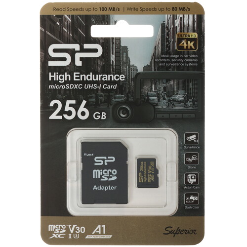 Купить Карта памяти Silicon Power High Endurance microSDXC 256 ГБ  5640616. Характеристики, отзывы и цены в Донецке