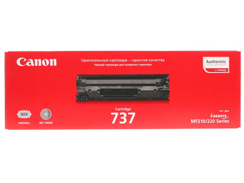 Купить Картридж лазерный Canon 737BK черный, с чипом  1007393. Характеристики, отзывы и цены в Донецке