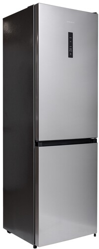 Купить Холодильник с морозильником   HOLBERG HRB 1854NDS серебристый  9314227. Характеристики, отзывы и цены в Донецке