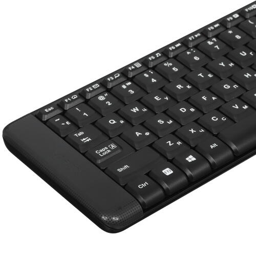 Купить Клавиатура+мышь беспроводная   Logitech MK220 черный  5442422. Характеристики, отзывы и цены в Донецке