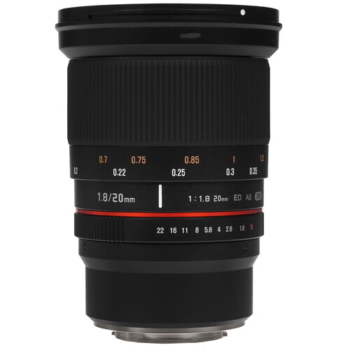 Купить Объектив Samyang 20mm f/1.8 ED AS UMC  1096818. Характеристики, отзывы и цены в Донецке