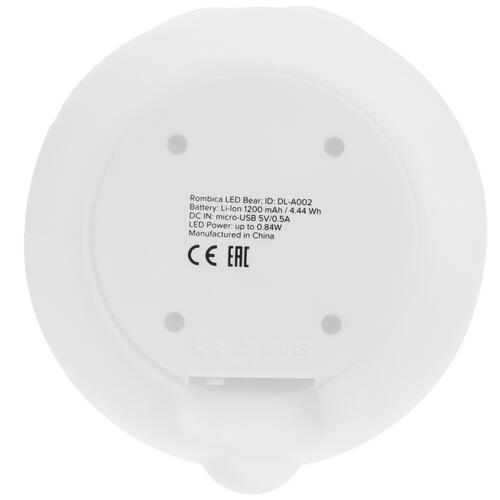 Купить Ночник Rombica LED Bear белый  5331337. Характеристики, отзывы и цены в Донецке